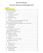 Samenvatting Human Resource Management (HRM)