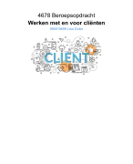 4678 beroepsopdracht werken met en voor cliënten