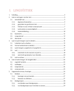 Samenvatting linguïstiek (volledig: cursus + notities)