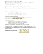 Scheikunde - Havo 3 - Samenvatting hoofdstuk 3