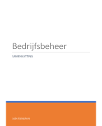 Samenvatting Bedrijfsbeheer 2020