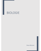 samenvatting Biologie Eerste jaar BATP Neurofysiologie