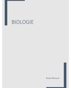 Samenvatting Biologie (DEEL 1: neurofysiologie) 1ste bachelor toegepaste psychologie VIVES