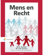 Samenvatting Mens en recht 10e druk - Viaa leerdoelen