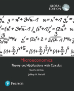 Samenvatting micro-economics (theory and application with calculus)