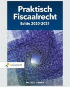 Samenvatting Praktisch Fiscaalrecht 2020-2021. 10 voor tentamen