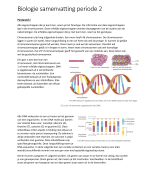 Samenvatting Thema 3 Genetica - Biologie voor jou 4 VWO