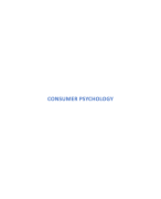 Samenvatting Consumer psychology 2020-2021
