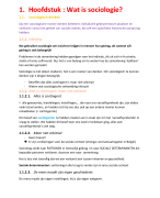 Samenvatting sociologie 2020