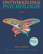 Ontwikkelingspsychologie samenvatting, Feldman ISBN: 9789043036955