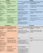 Uitgebreid schema met kernconcepten en hoofdconcepten