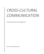 Cross Cultural Communication