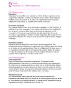 Samenvatting Natuurkunde Pulsar VWO 5 - Hoofdstuk 10 - Elektromagnetisme