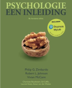 Psychologie, een inleiding - Samenvatting Gehele Boek - Zimbardo - 8e druk