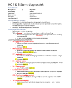 Stem: diagnostiek HC 4 & 5 (L&A Antwerpen)