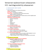 Verworven taalstoornissen (uit taal diagnostiek) (logopedie & audiologie Antwerpen)