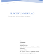 BGZ2003 Practicumverslag Microbiologie Antibioticaresistentie plus voorbereiding alle bijeenkomsten