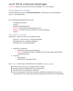 Les 8: SKS & orofaciale afwijkingen