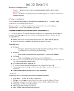 Les 10: Dysartrie