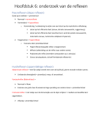 Hoofdstuk 6: Onderzoek van de reflexen
