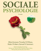 Sociale Psychologie 9e editie, samenvatting