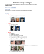 Hoofdstuk 1: pathologie 