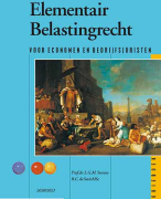 Uitgebreide samenvatting Elementair belastingrecht