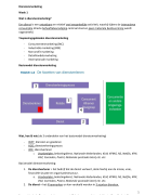 Samenvatting Dienstenmarketing - Dienstenmarketing Management - inclusief oefententamen & antwoorden