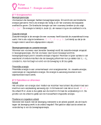 Samenvatting Natuurkunde Pulsar VWO 4/5 - Hoofdstuk 7 - Energie omzetten
