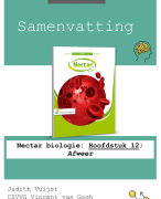 Samenvatting: Nectar biologie: Hoofdstuk 12; Afweer (VWO 5)
