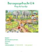 Beroepsopdracht 2.4 Pabo HVA