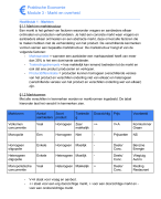 Samenvatting Praktische Economie VWO 4/5/6 - Module 3 - Markt en overheid