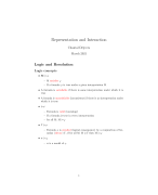 Summary Representation and Interaction (SOW-BKI329)