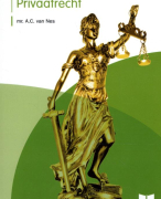 Samenvatting Privaatrecht auteur mr. A.C. van Nes