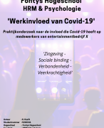 Voorbeeld scriptie invloed Covid-19 Corona op werkgeluk - Geslaagd 2021 Fontys Toegepaste Psychologie