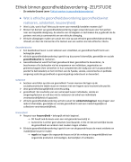 Samenvatting gezondheidsbevordering - 2 VDK 3