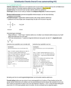 Samenvatting Chemie Overal H12 molecuulbouw en stofeigenschappen