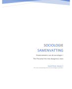 Sociologie samenvatting (periode 4)