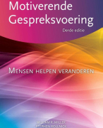 Paper Motiverende Gespreksvoering (8,5) Toegepaste psychologie jaar 2 