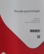 Samenvatting Sociale Psychologie 