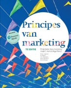 Samenvatting hoofdstuk 1, 2, 4, 5, 7, 8, 9 en 13 principes van marketing