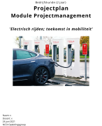 NCOI Projectplan Juni 2021 - Module Projectmanagement - Compleet Projectplan voor autobedrijf - Geslaagd 9 met feedback NCOI
