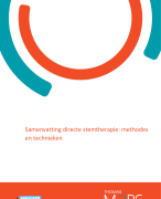 Samenvatting  directe stemtherapie: methodes en technieken
