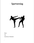 Sportverslag Kickboksen (Word document)