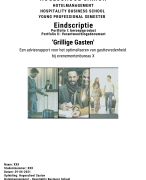 Voorbeeld geslaagde scriptie verbeteren gasttevredenheid evenementenbureau - Portfolio opdracht 1 en 2 - Saxion Hotelschool - cijfer 80/100 - met feedback juli 2021