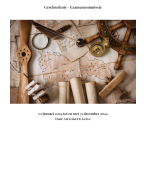 Samenvatting geschiedenis Examencommissie 3e graad + Voorbeeldvragen examen