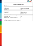 Portfolio 2.1 Pedagogisch advies, beoordeeld met een 7.4