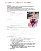 Volledige samenvatting hoogrisico neonatologie Dr. Clarysse