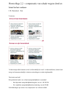 Aantekeningen hoorcollege 2.2 minor Dood en Letsel
