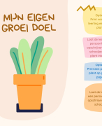 Mijn Eigen Doel - Doelen bord - Doel voor het jaar - Groeidoel 